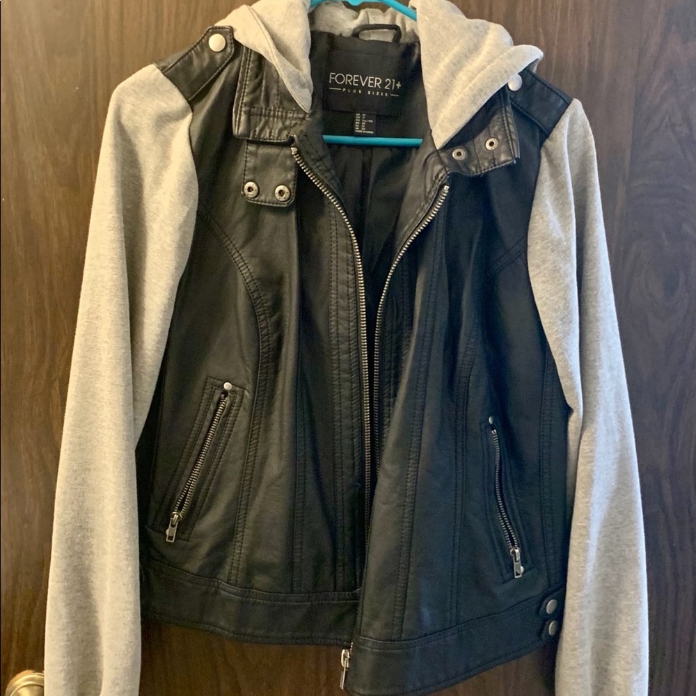 Faux Leather Jacket